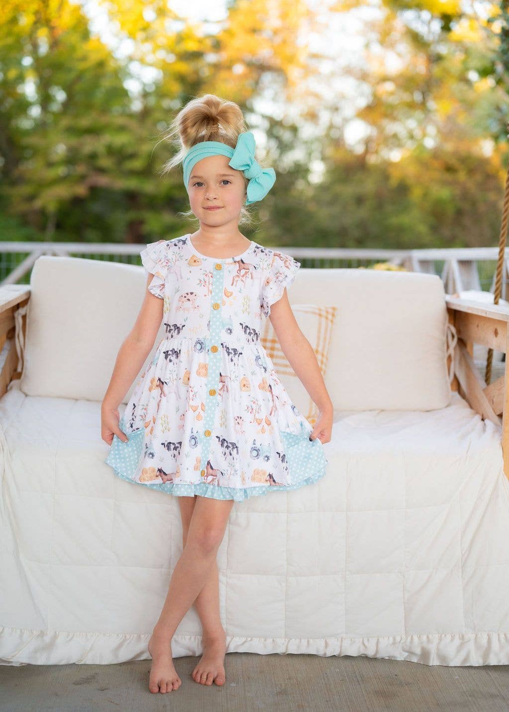 Hobby Farm Fall Girls Dress