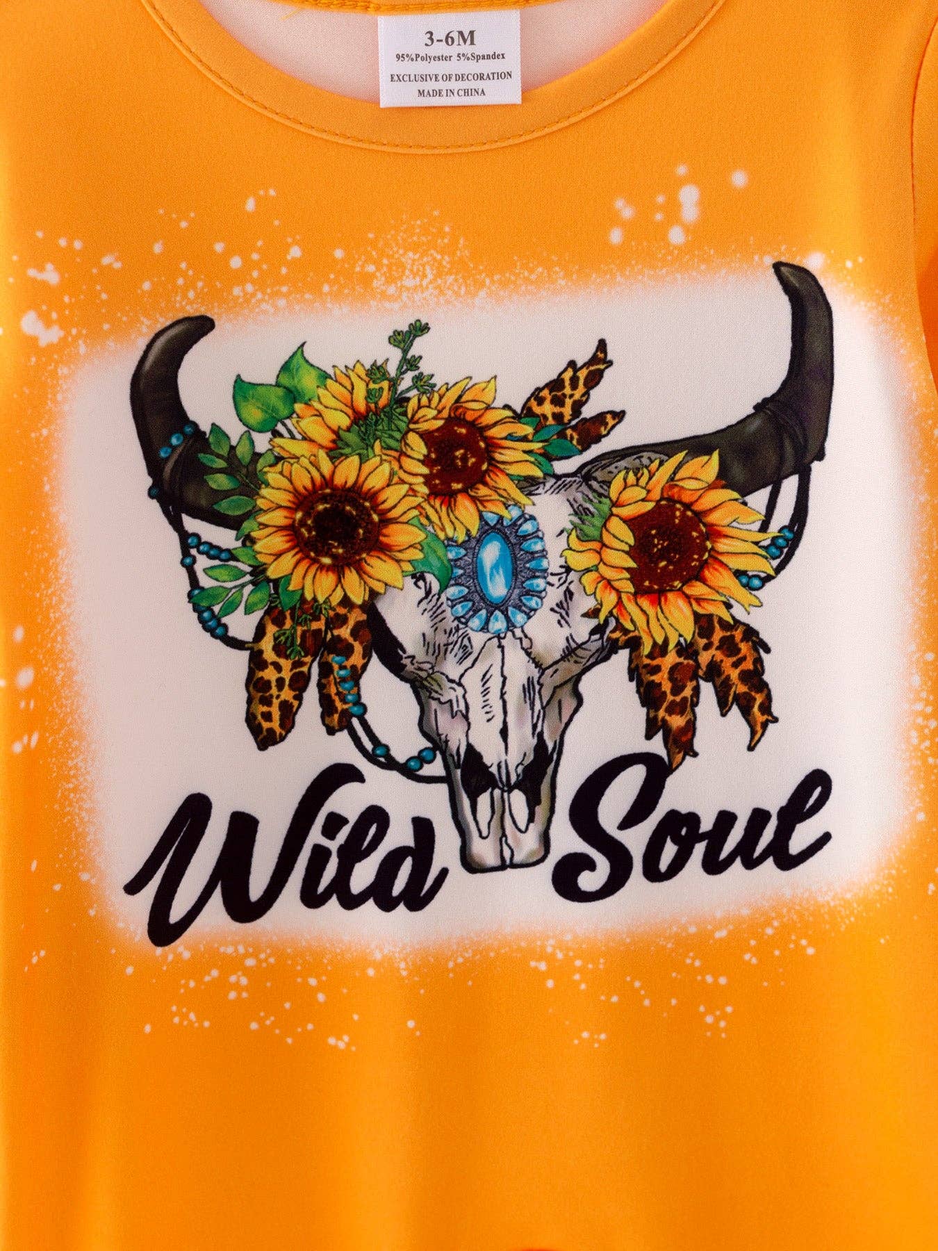 4 piece Baby Girl Autumn /Winter Letter Leopard O-neck Ruffle Romper Set