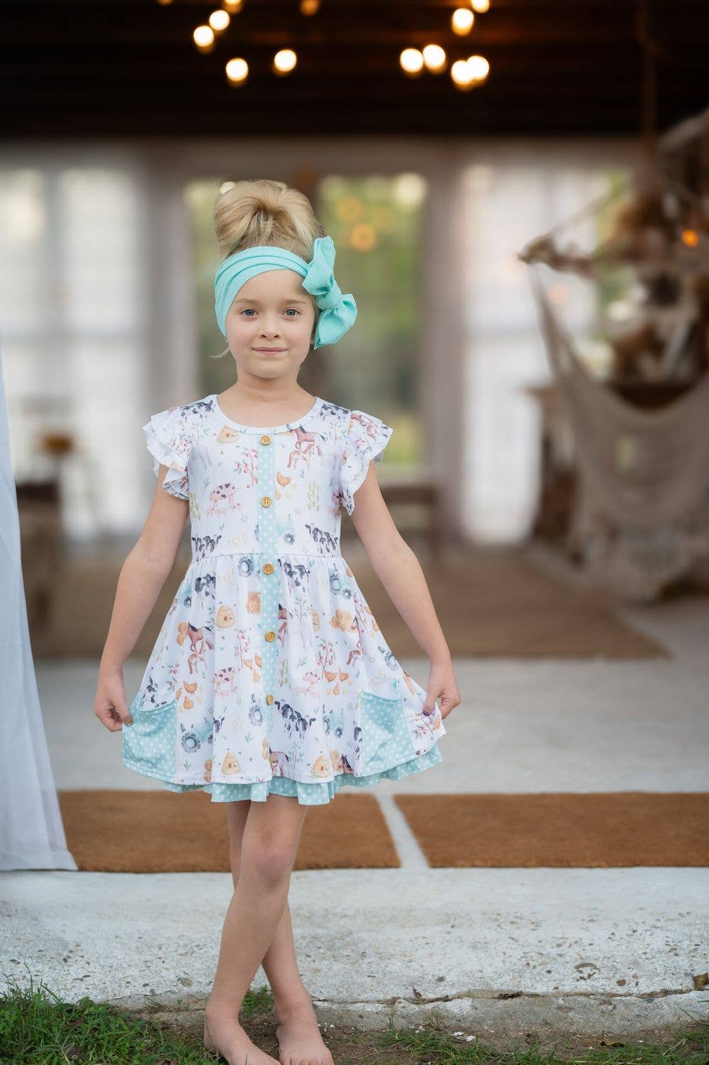 Hobby Farm Fall Girls Dress