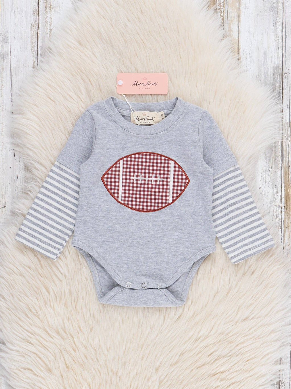 Hut Hut Hike Embroidered Football Bubble