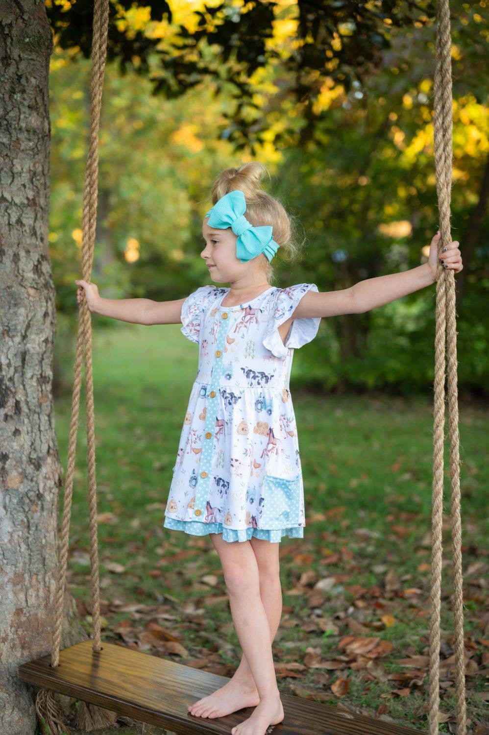 Hobby Farm Fall Girls Dress