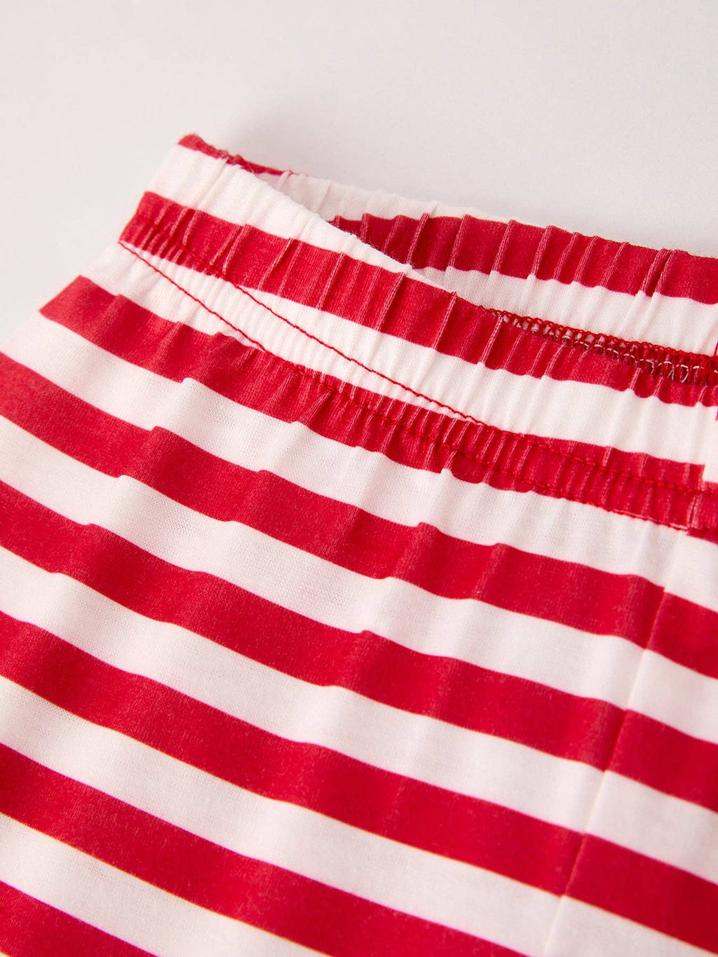 Christmas Print 2 Tops + 1 Pant Combination Girls Pajama Set