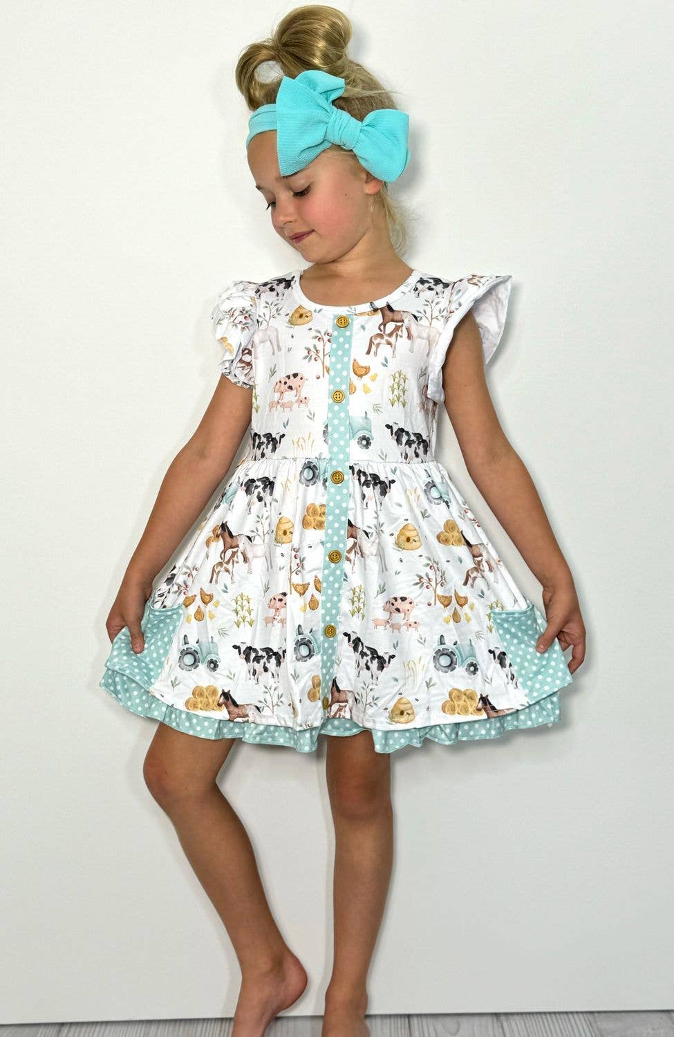 Hobby Farm Fall Girls Dress