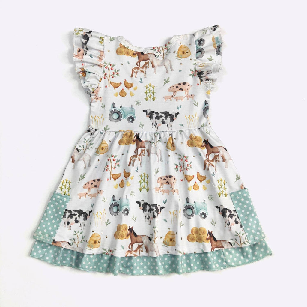 Hobby Farm Fall Girls Dress