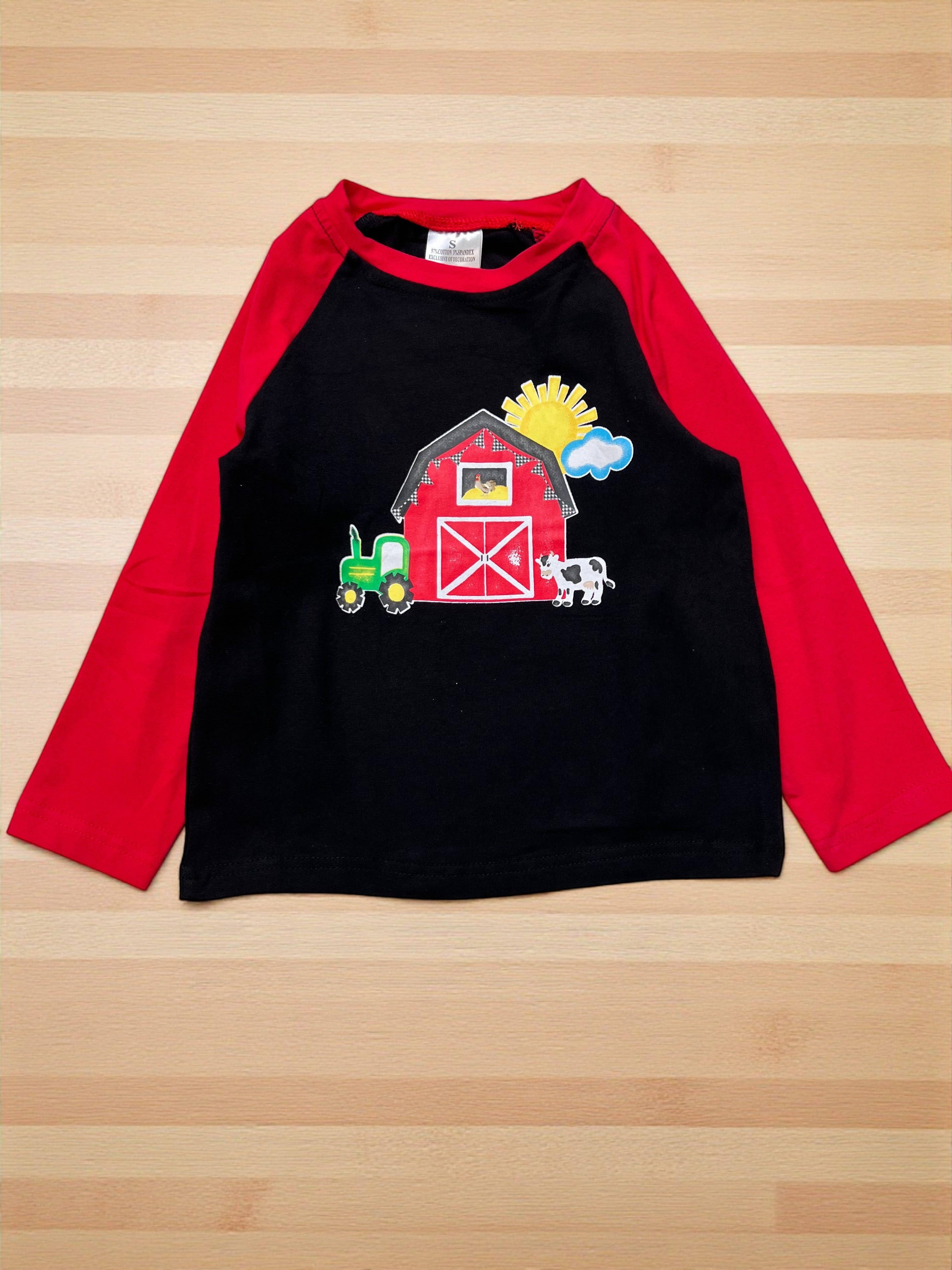 FARM PRINTED BOYS SHIRT. LC-TP-2116332 AMY