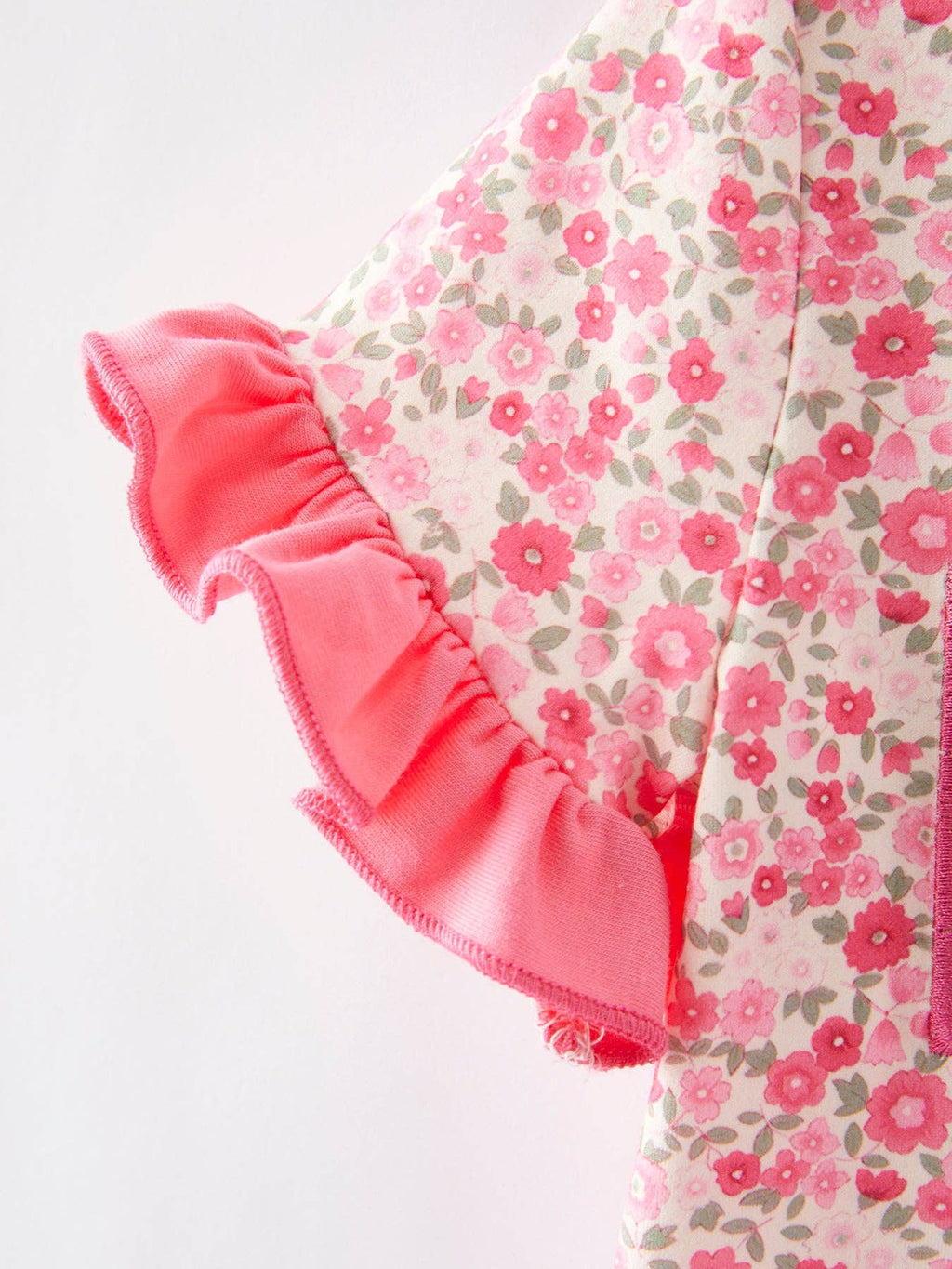 Football Smocking Bow Embroidered Girls Ruffle Outfit Set