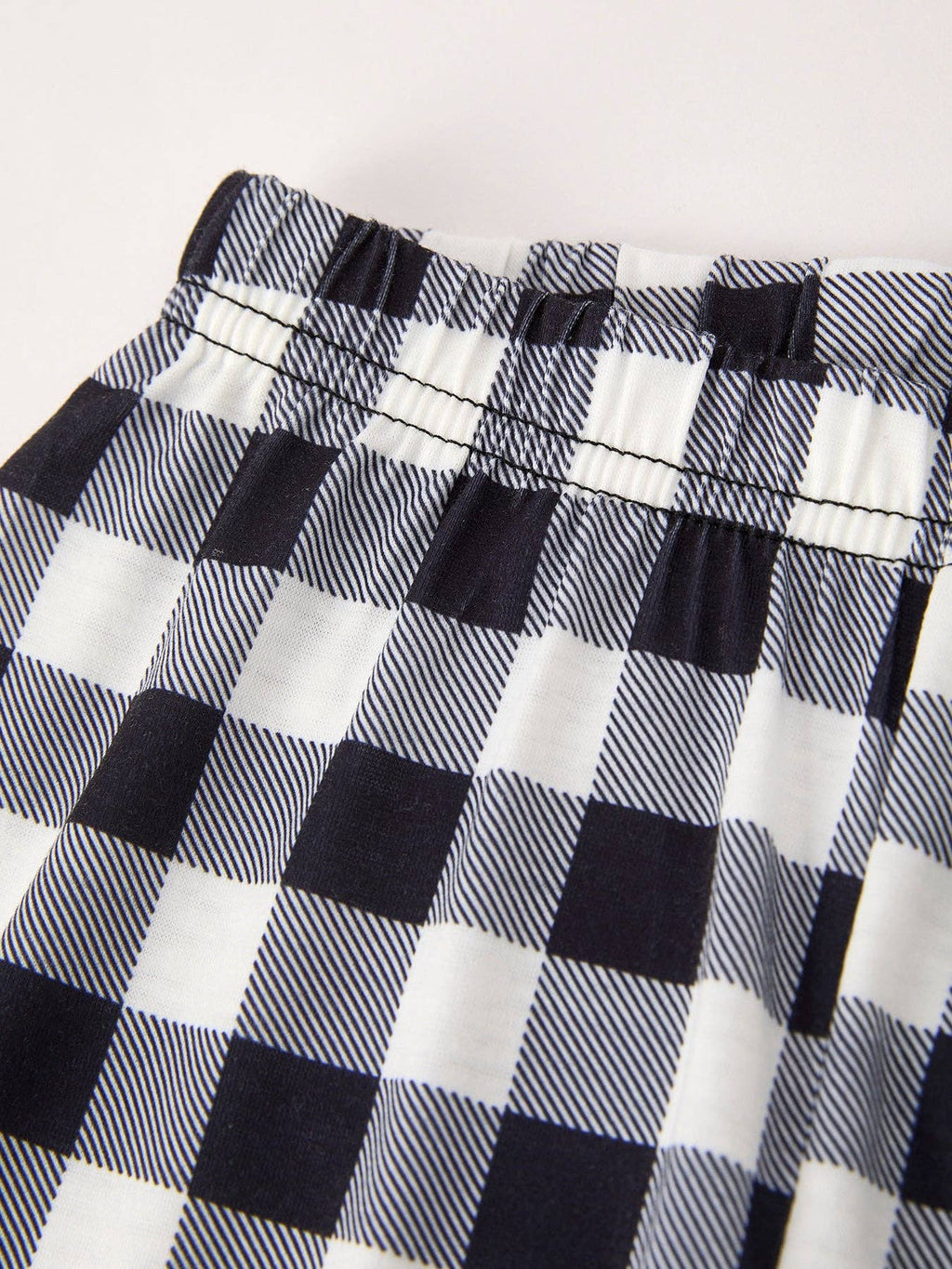 Christmas Print 2 Tops + 1 Pant Combination Girls Pajama Set