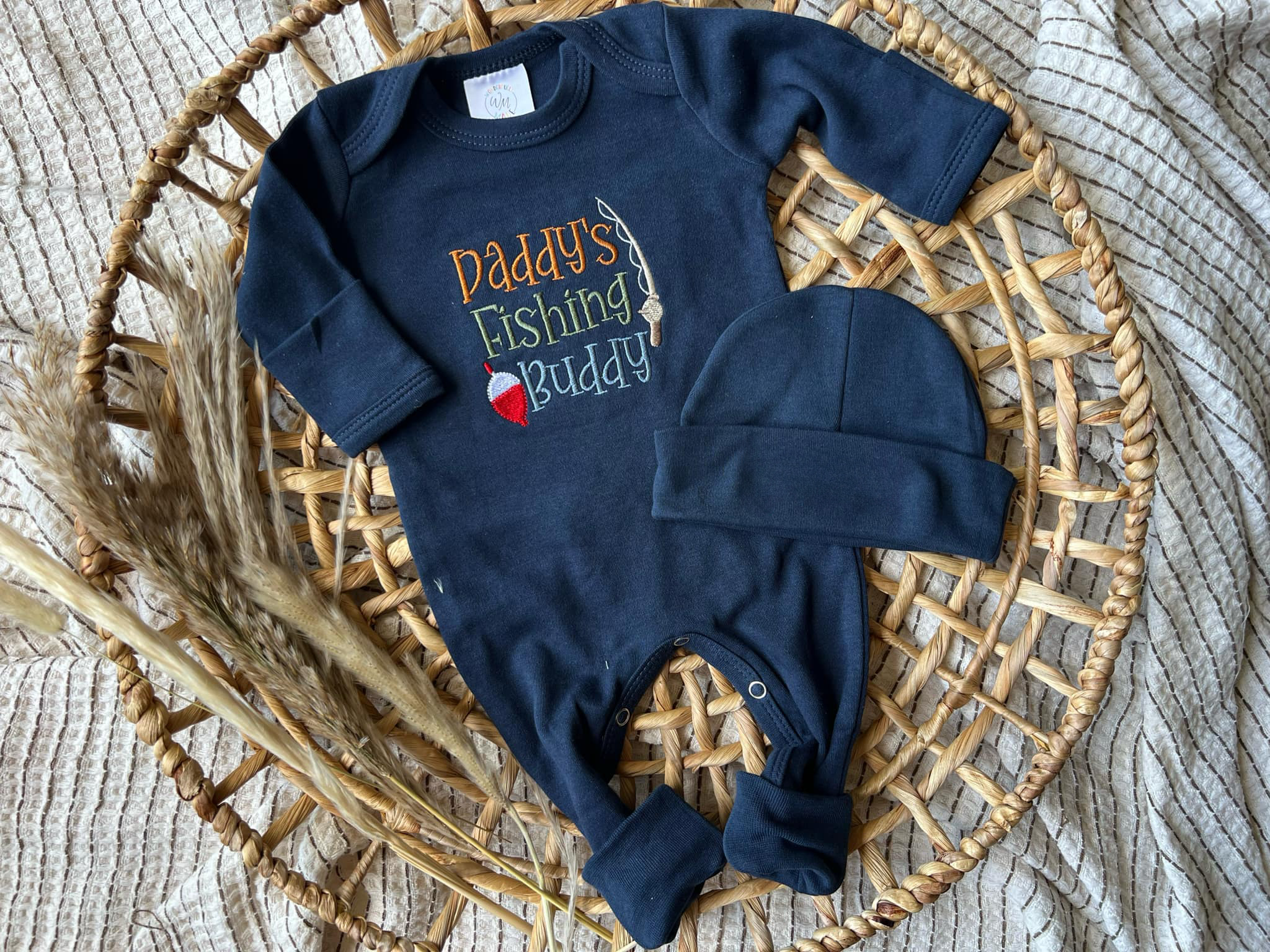 Baby Boy Romper | Daddy's Fishing Buddy