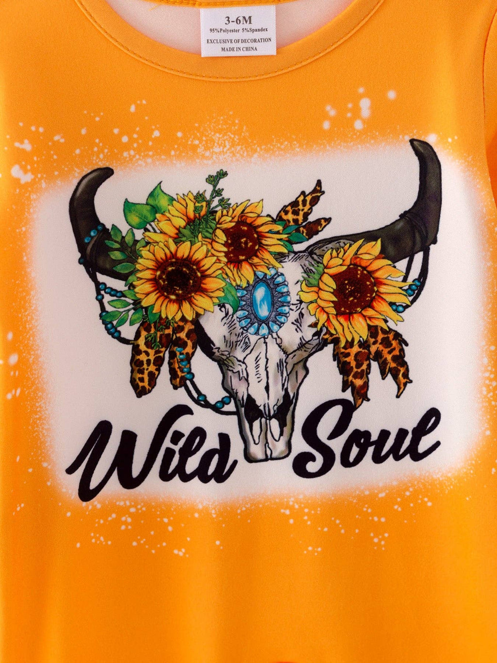 4 piece Baby Girl Autumn /Winter Letter Leopard O-neck Ruffle Romper Set