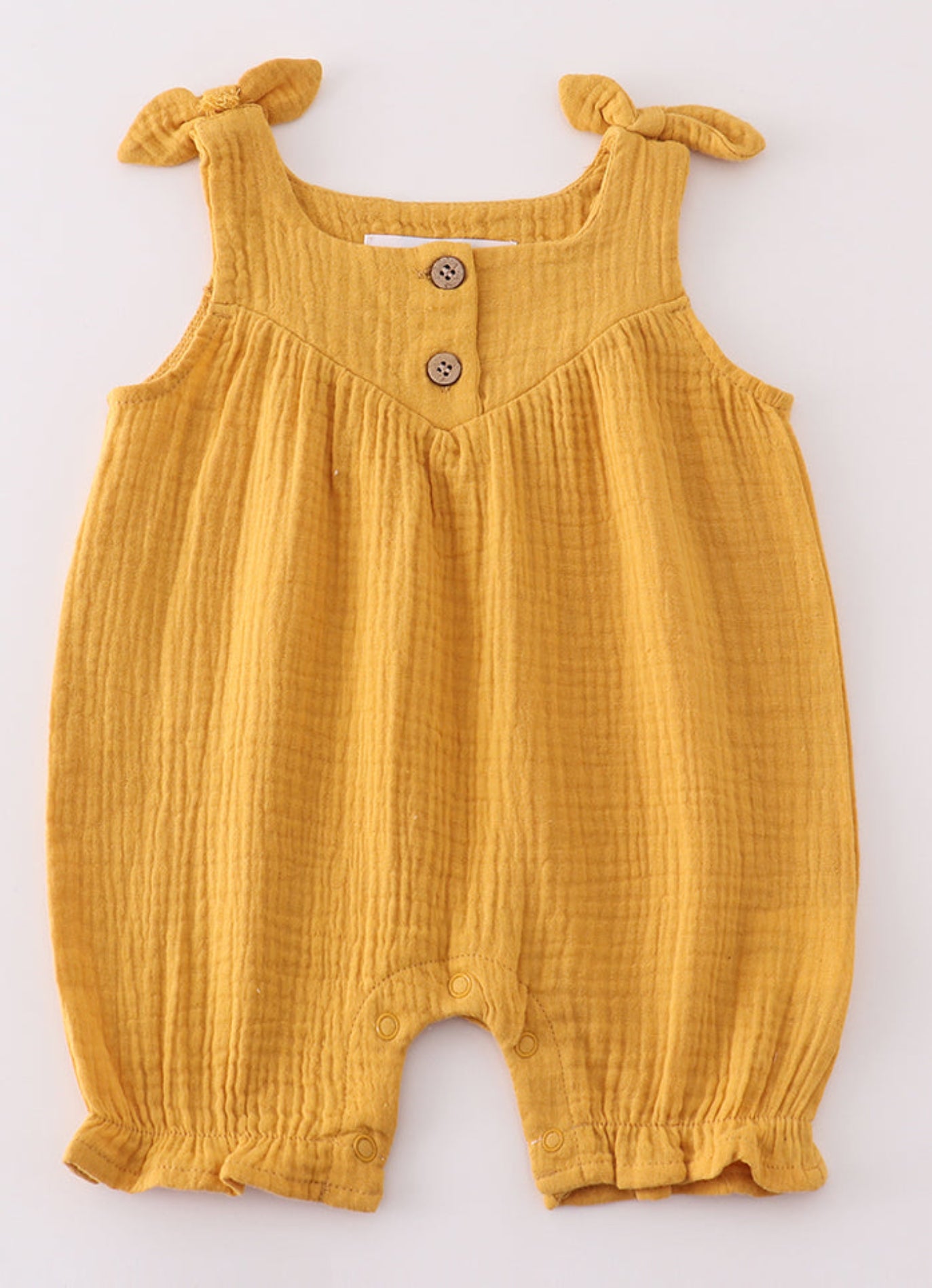 Yellow Muslin bow bubble