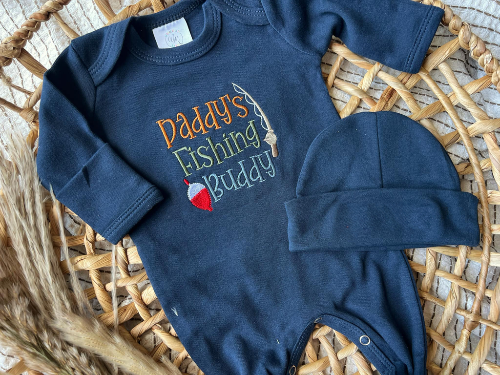 Baby Boy Romper | Daddy's Fishing Buddy
