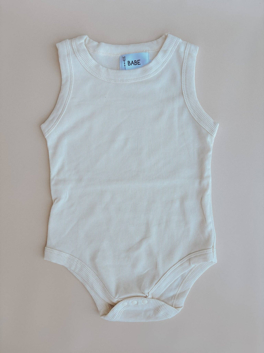 Ribbed Summer Baby Romper