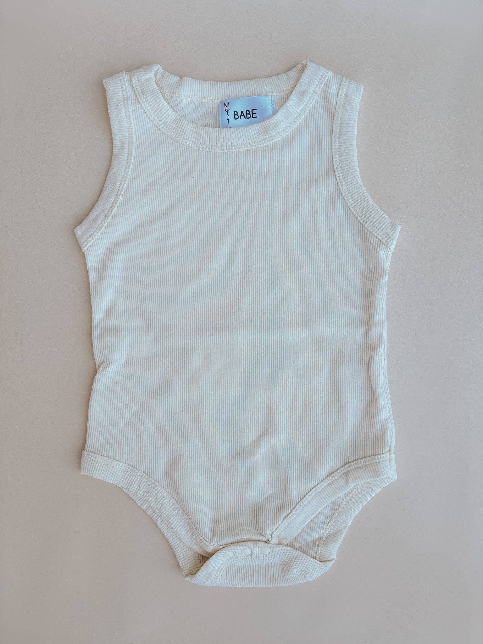 Ribbed Summer Baby Romper