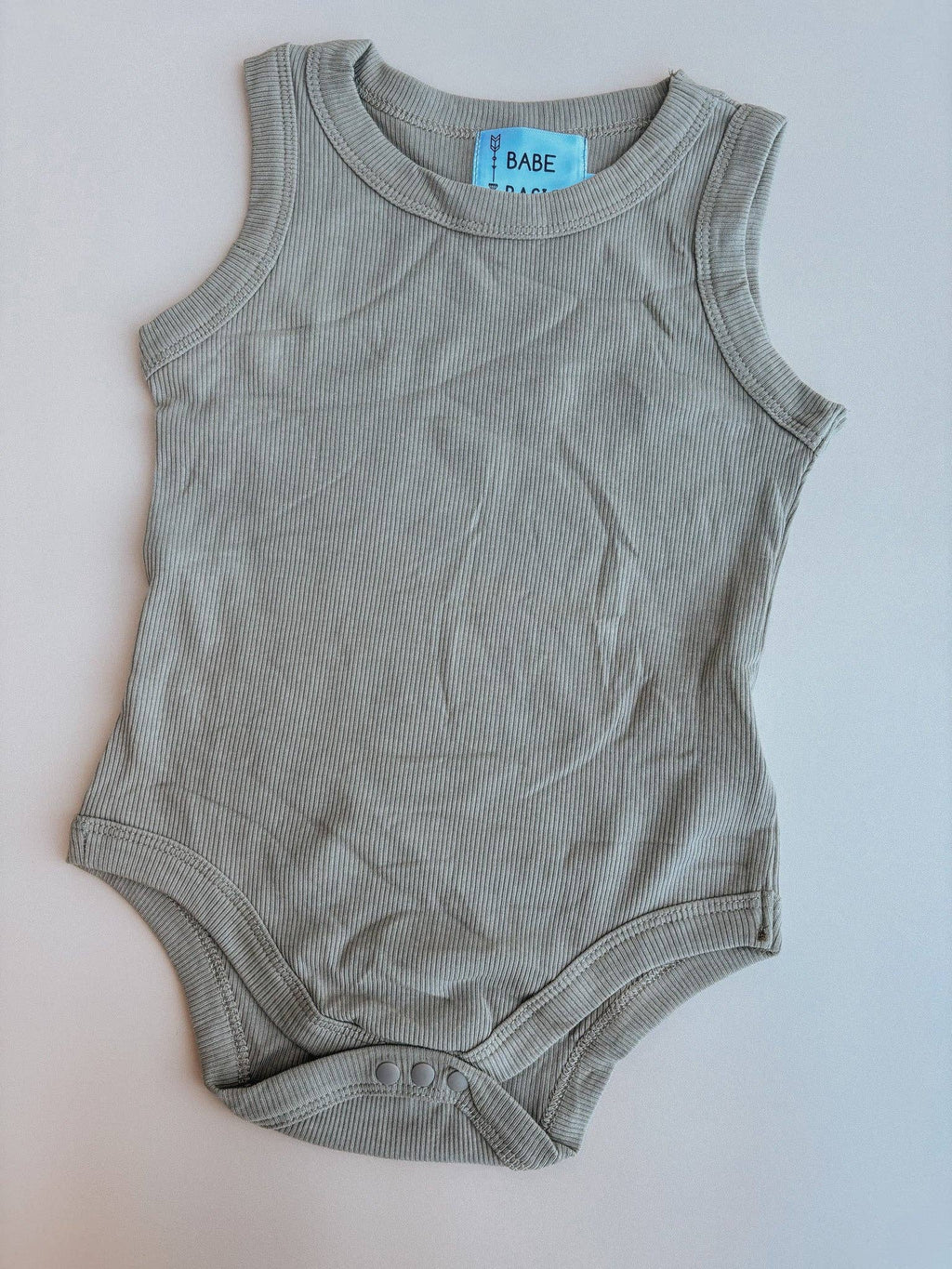 Ribbed Summer Baby Romper