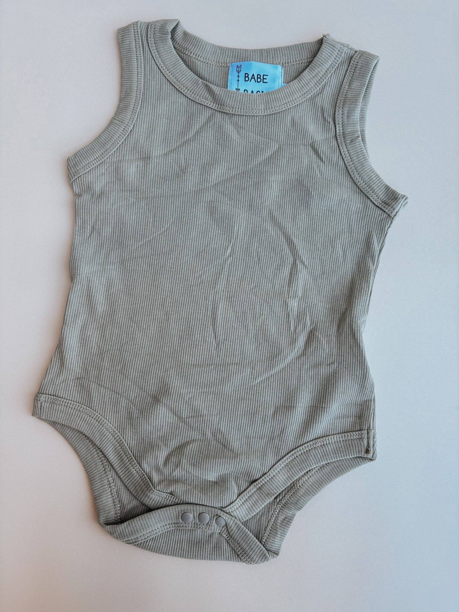 Ribbed Summer Baby Romper
