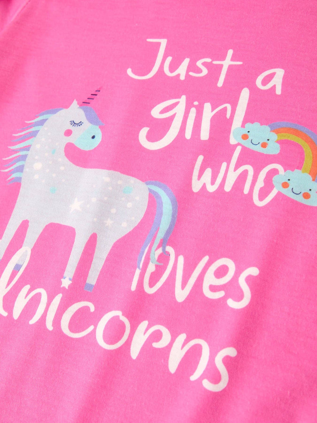 Christmas Print 2 Tops + 1 Pant Combination Girls Pajama Set