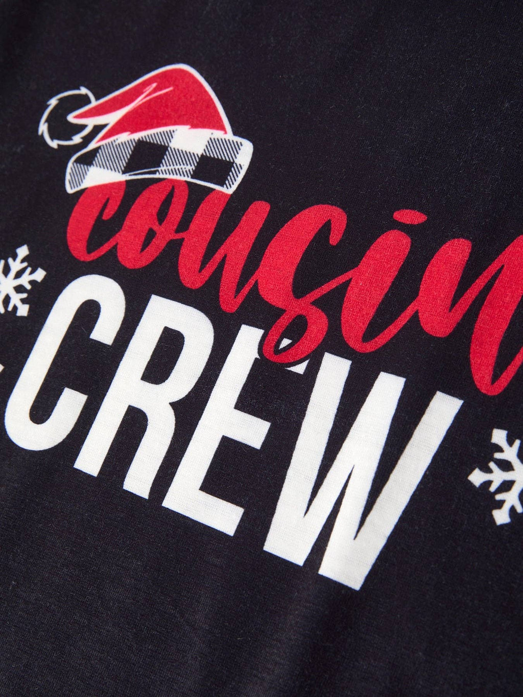 Christmas Print 2 Tops + 1 Pant Combination Girls Pajama Set