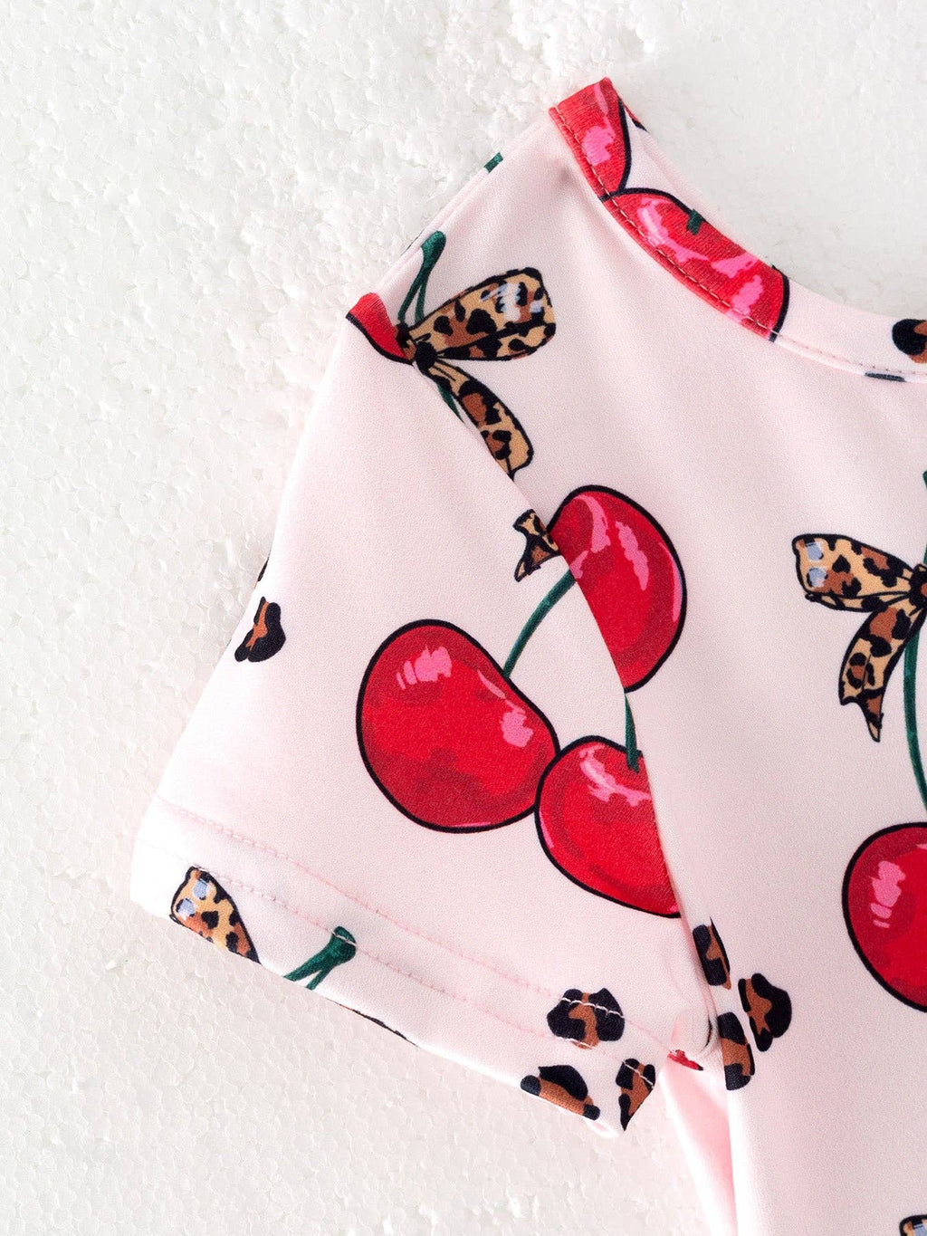 Cherry Milk Silk Girls Dress